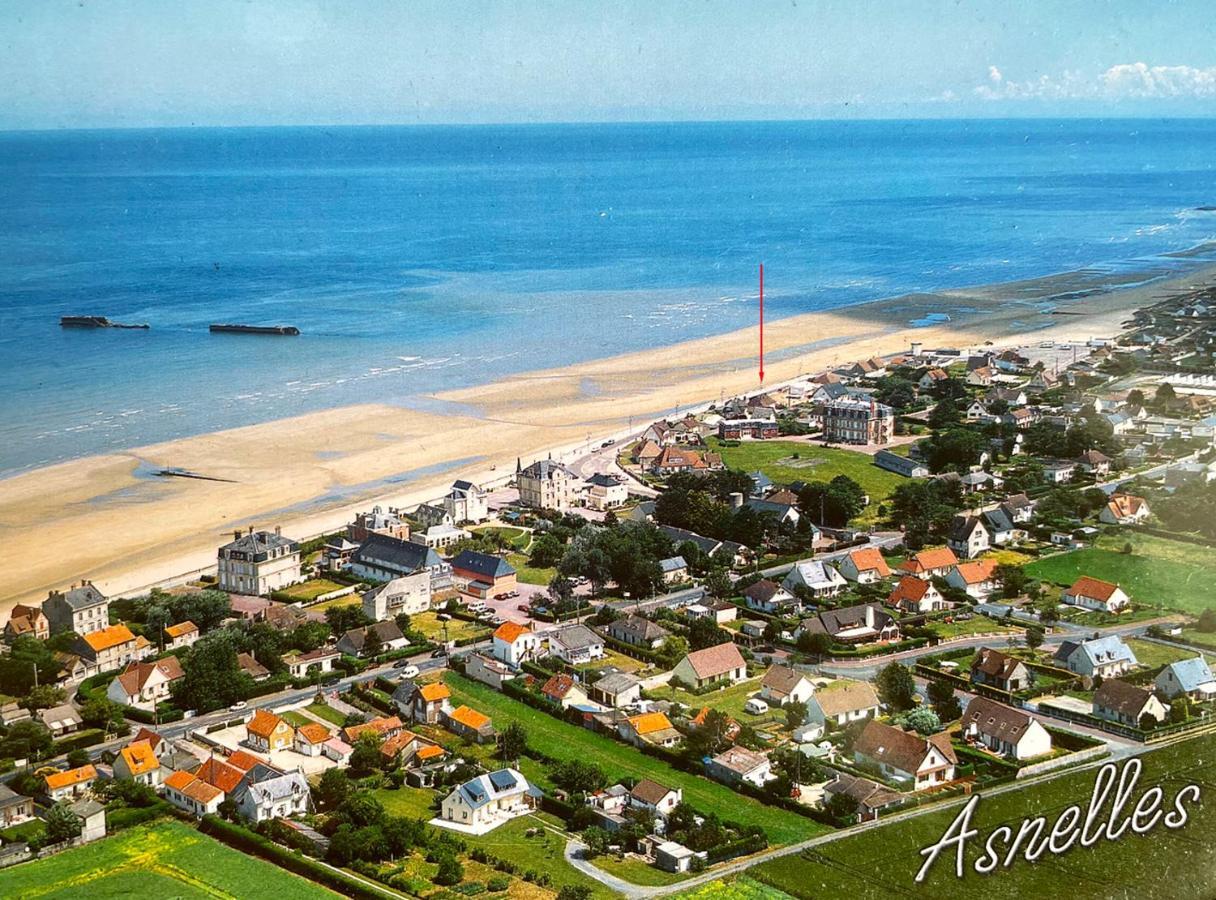 Villa Lumineuse En Front De Mer - Gold Beach Asnelles Exterior foto